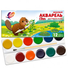 Akvarel "ZOO" 12 rəng. fırça ilə