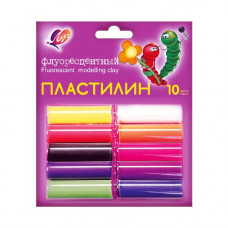 Plastilin floresan 10 rəng