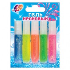 Zərli gel "Neonovıy" 5 rəng. tuba 5 ml.