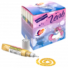 Parıltılı parıldayan jel, qızıl, boru 5 ml.